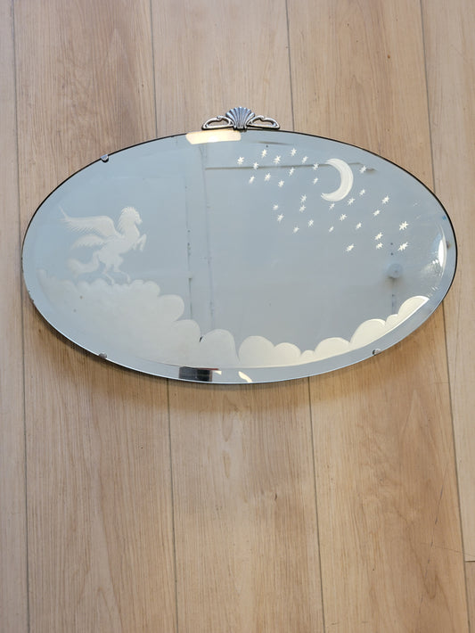 Vintage Unicorn Mirror (Pick Up Only)