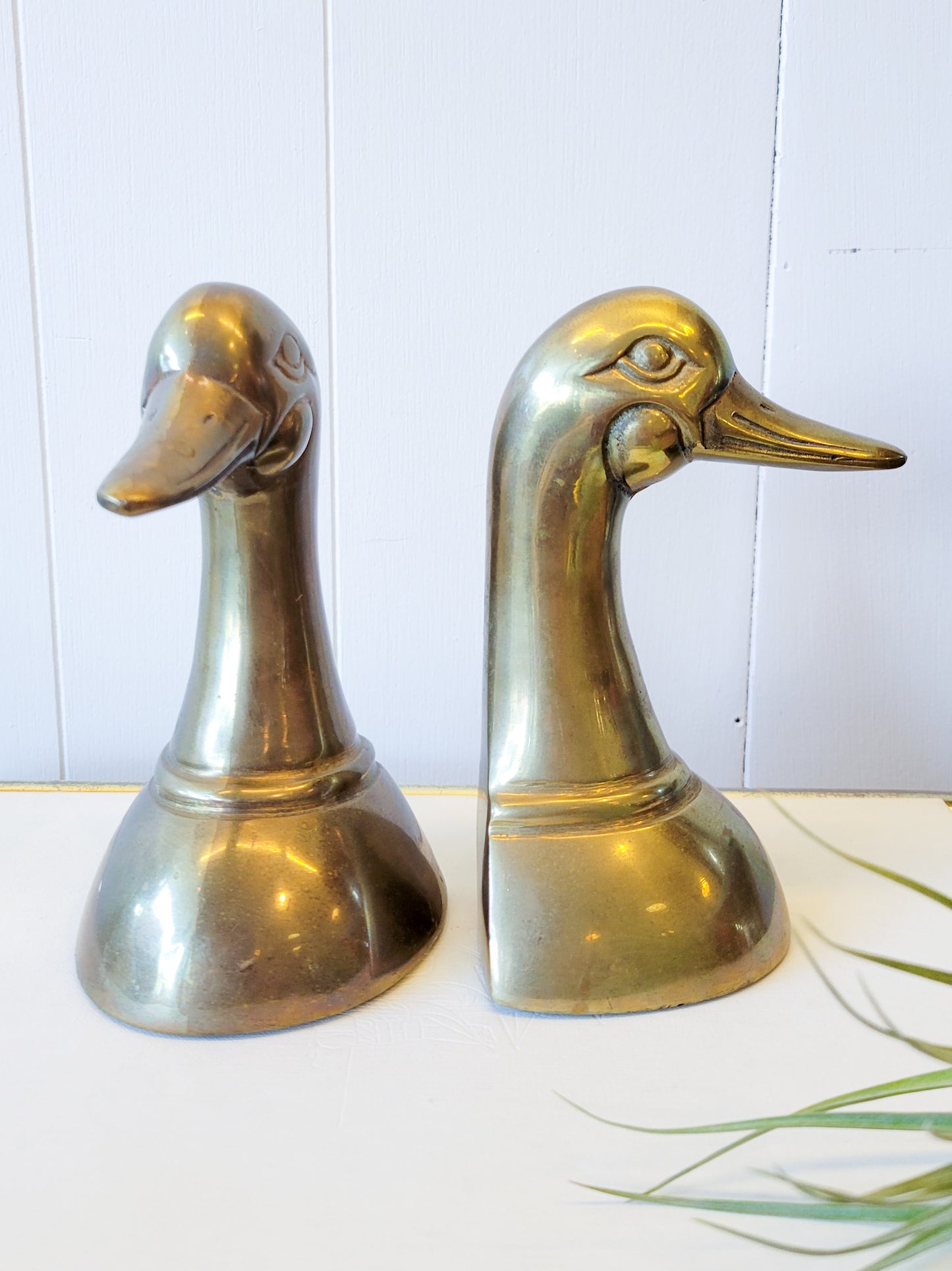 Vintage Brass Duck Bookends (Pick Up Only)