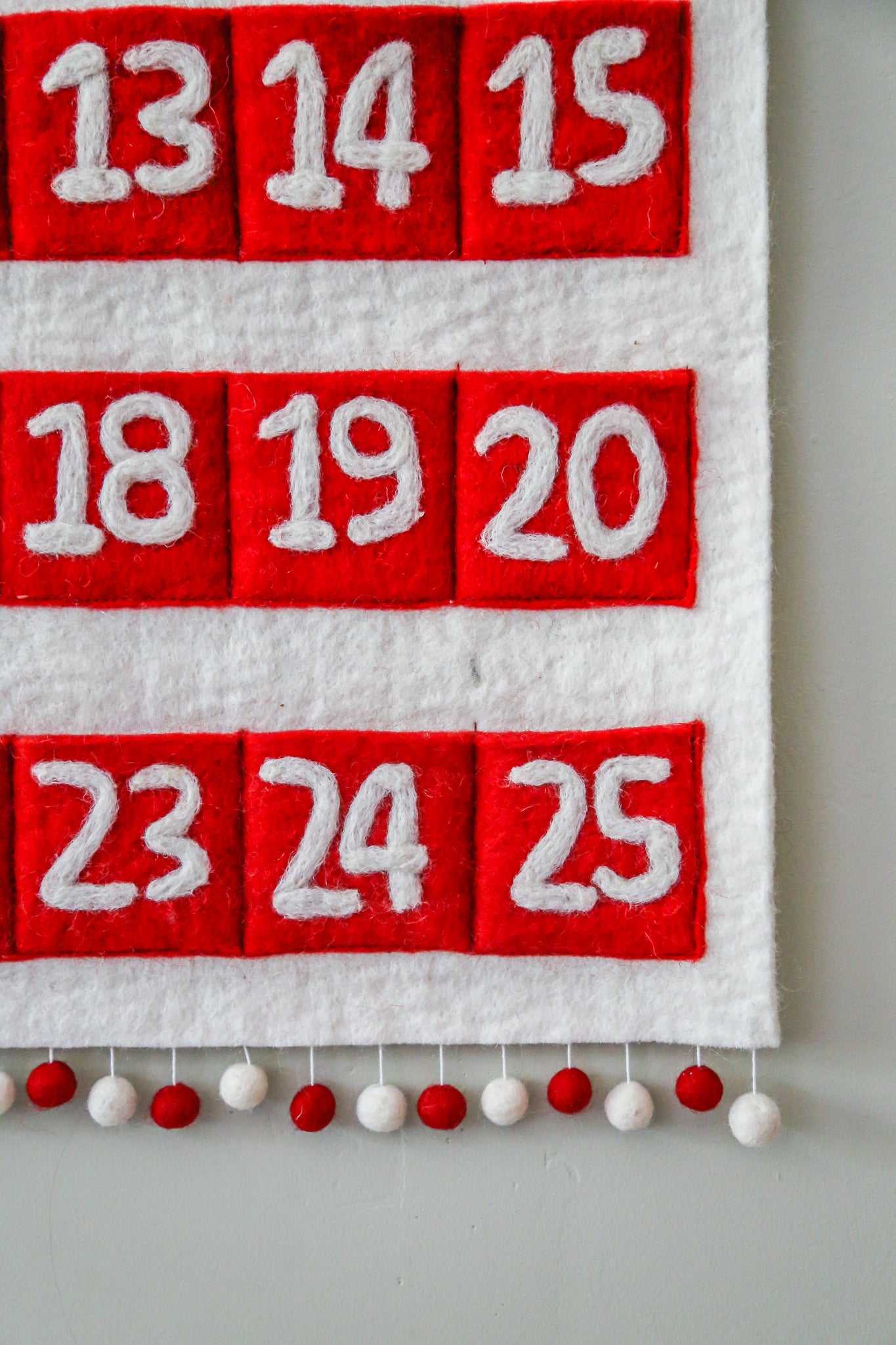 Wool Advent Calendar | Red