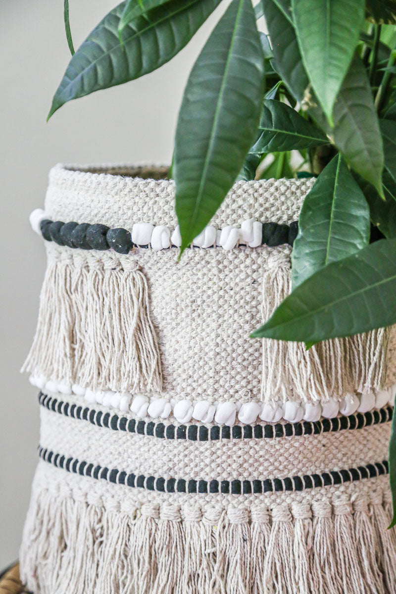 Shop for your Boho Planter Basket and handwoven basket at Alma Home & Design