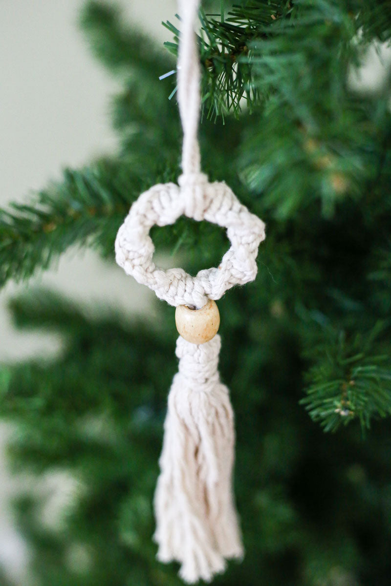 Looking for a handwoven Christmas tree ornament? Visit Alma Home & Vintage to see our vast array of christmas products.
