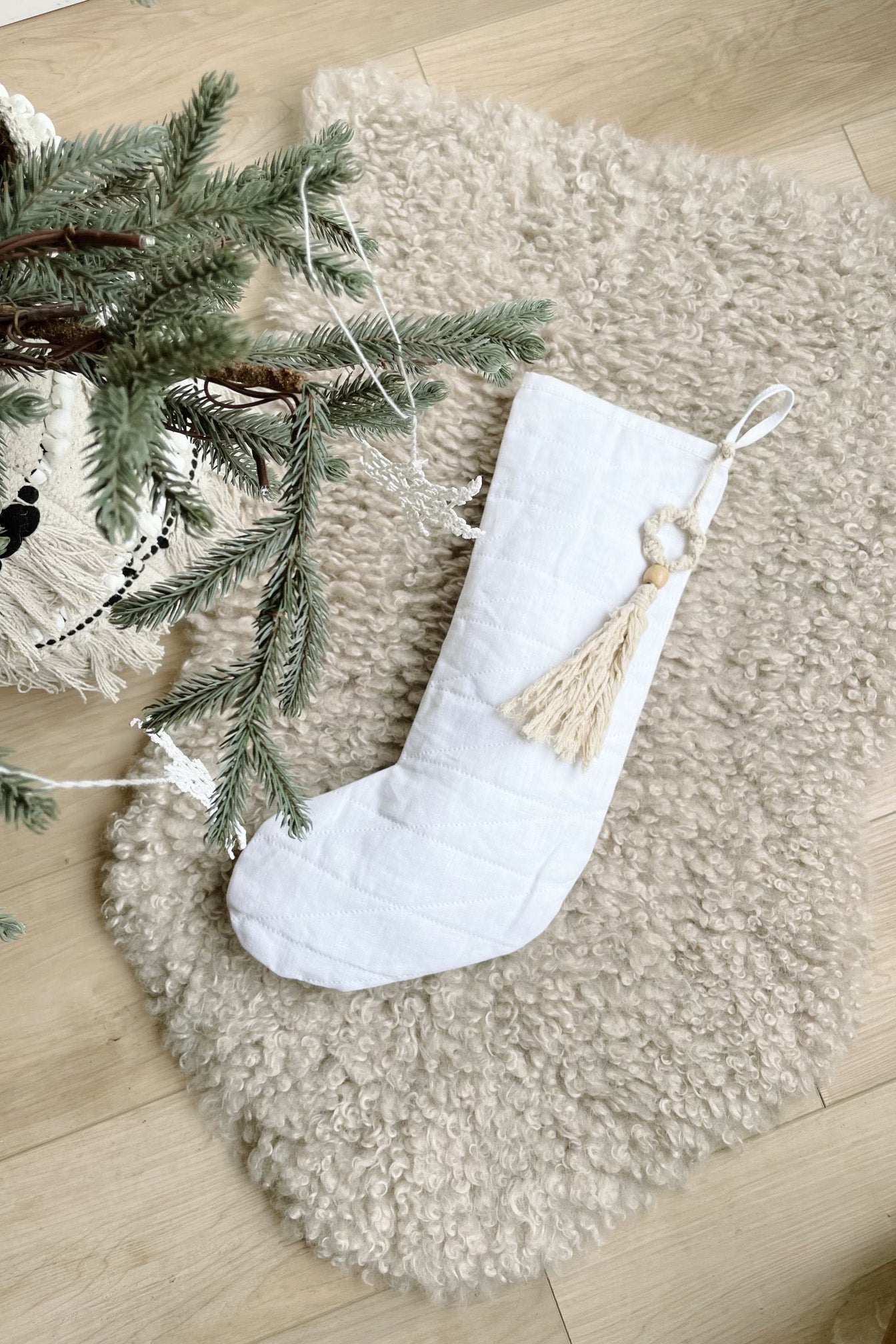 Linen Blend Stocking Package | Set of Three